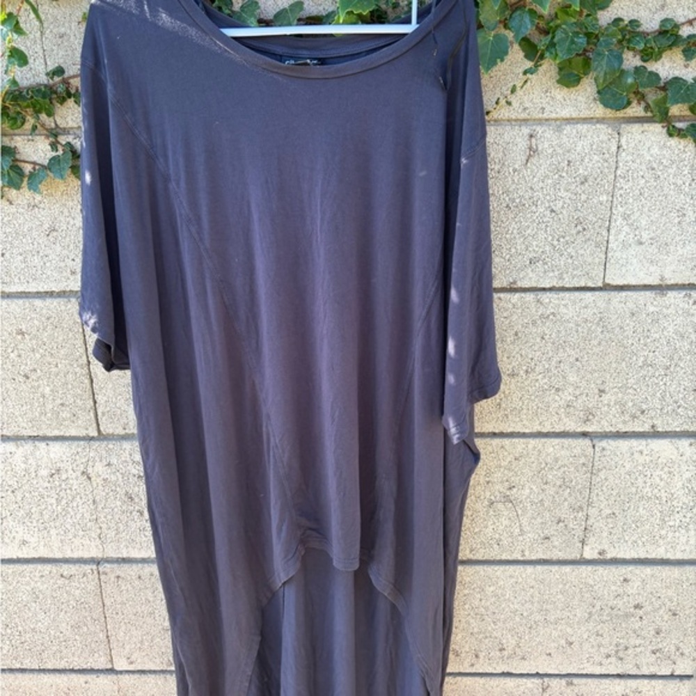 City Chic Asymmetrical Charcoal Dress size S/16